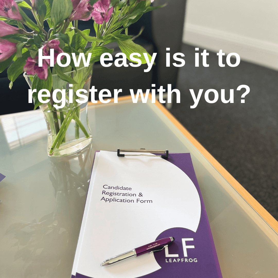 How easy is it to register with Leapfrog?