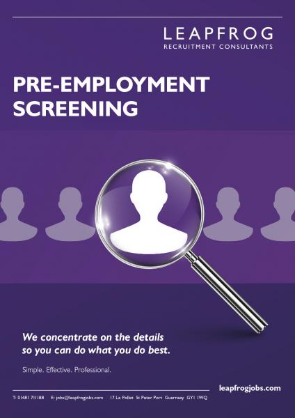 Pre-employment Screening